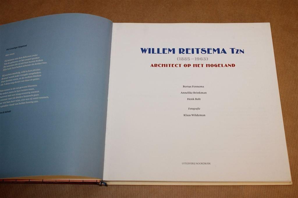 Willem Reitsema Tzn — Architect op het Hogeland — 2008, Boeken, Ophalen of Verzenden, Gelezen, Architecten
