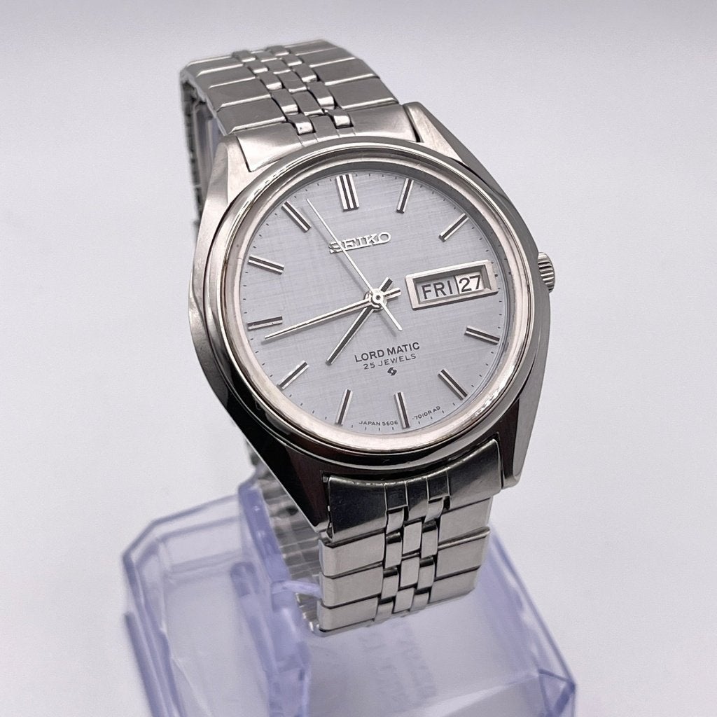 Seiko - Lord Matic - Near-NOS - 5606-7190 - 1972, Polshorloge, Ophalen of Verzenden, Zo goed als nieuw, Seiko