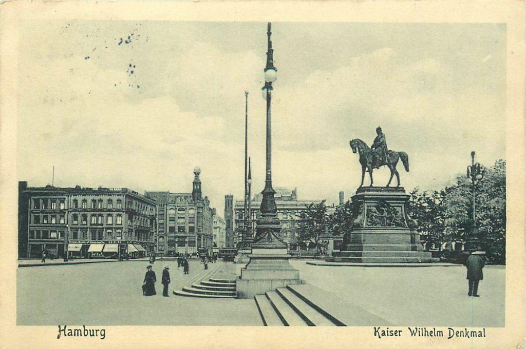 701-297-005 Hamburg Kaiser Wilhelm Denkmal, Verzenden, Voor 1920, Duitsland