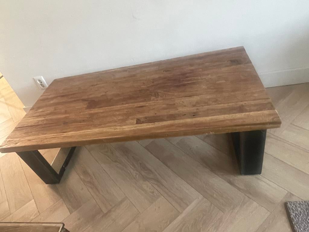 Salontafel Romaro teakhout, Ophalen, Gebruikt, 100 tot 150 cm, Teakhout