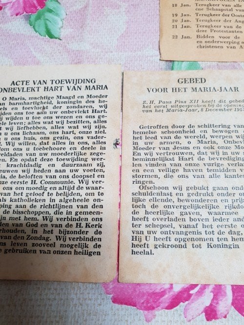 vintage Prentenkaartjes, religieus, 17 stuks, Verzamelen, Ophalen of Verzenden