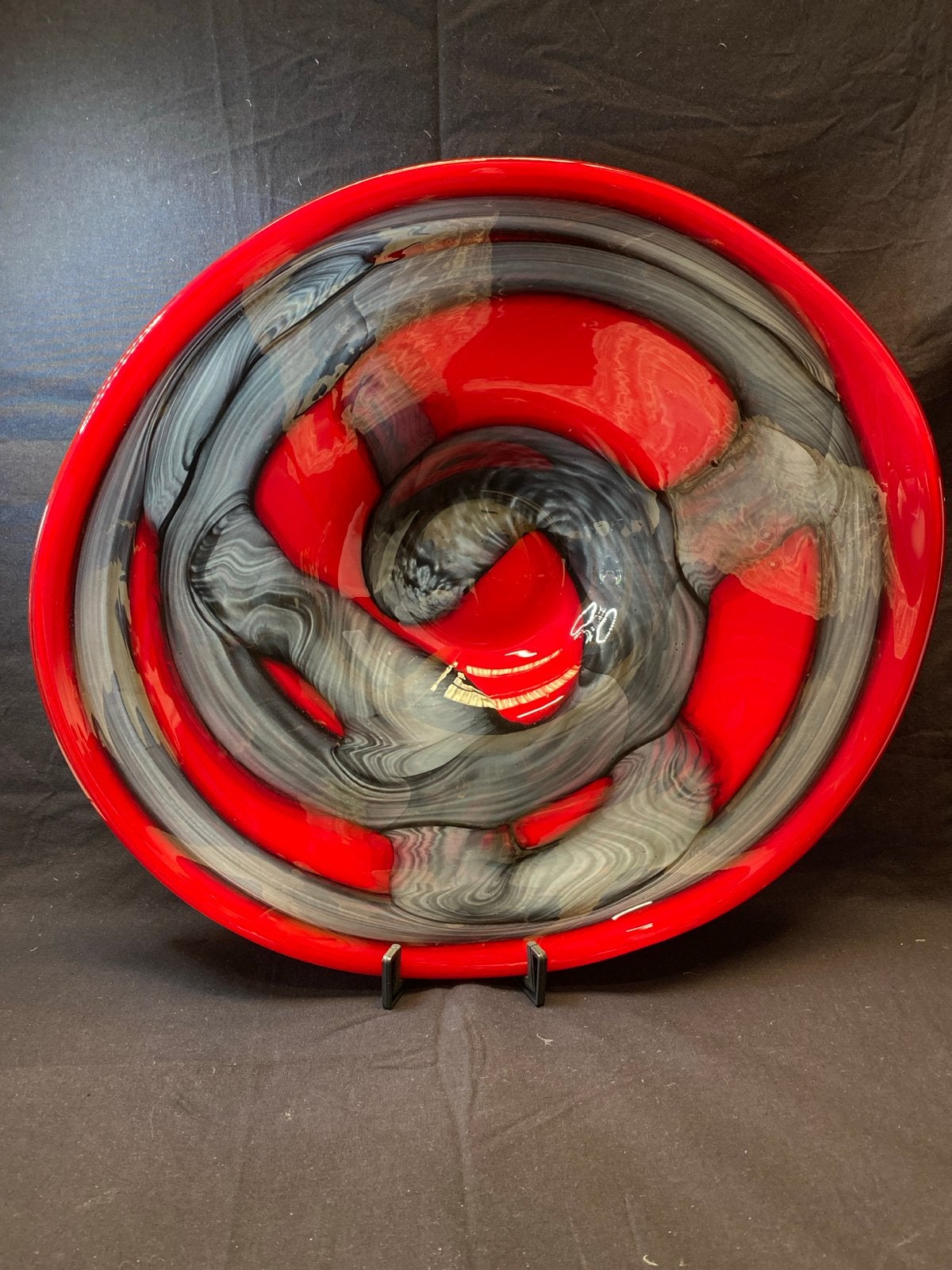 Handgemaakte schaal “fused glass”, Antiek en Kunst, Ophalen of Verzenden