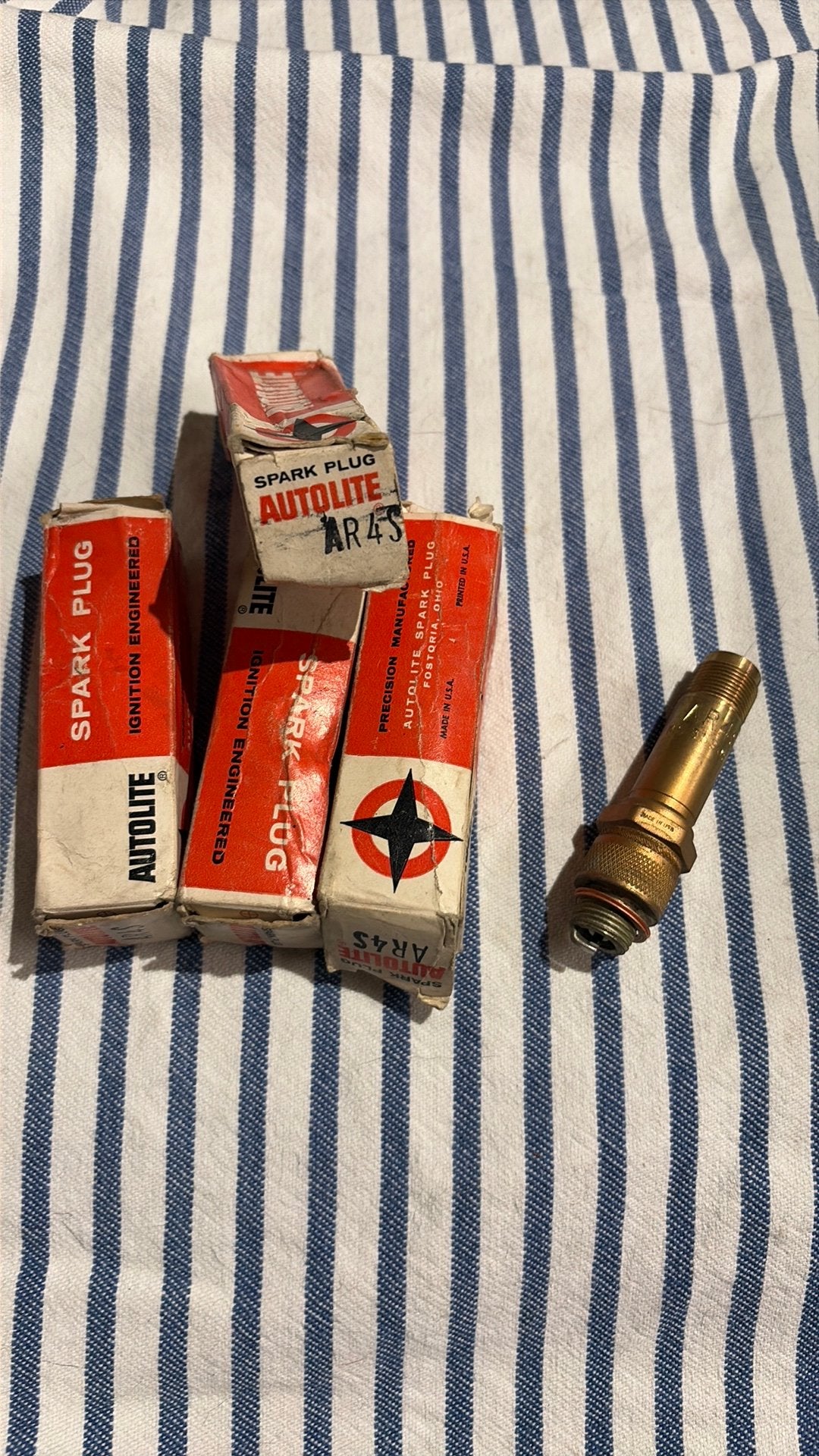 Nekaf M38A1 NOS bougies Autolite set van 4, Ophalen of Verzenden, Zo goed als nieuw