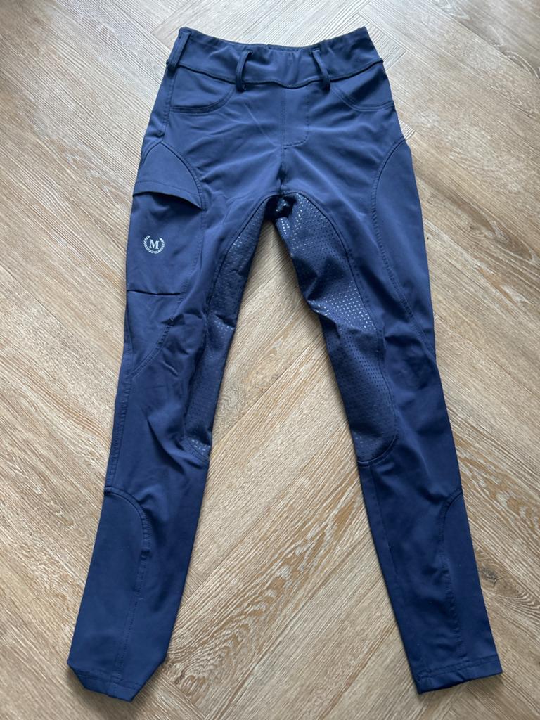 Mascalchi rijlegging met zijzakken, blauw, maat S, Dieren en Toebehoren, Paardrijkleding, Ophalen of Verzenden, Dames, Bovenkleding