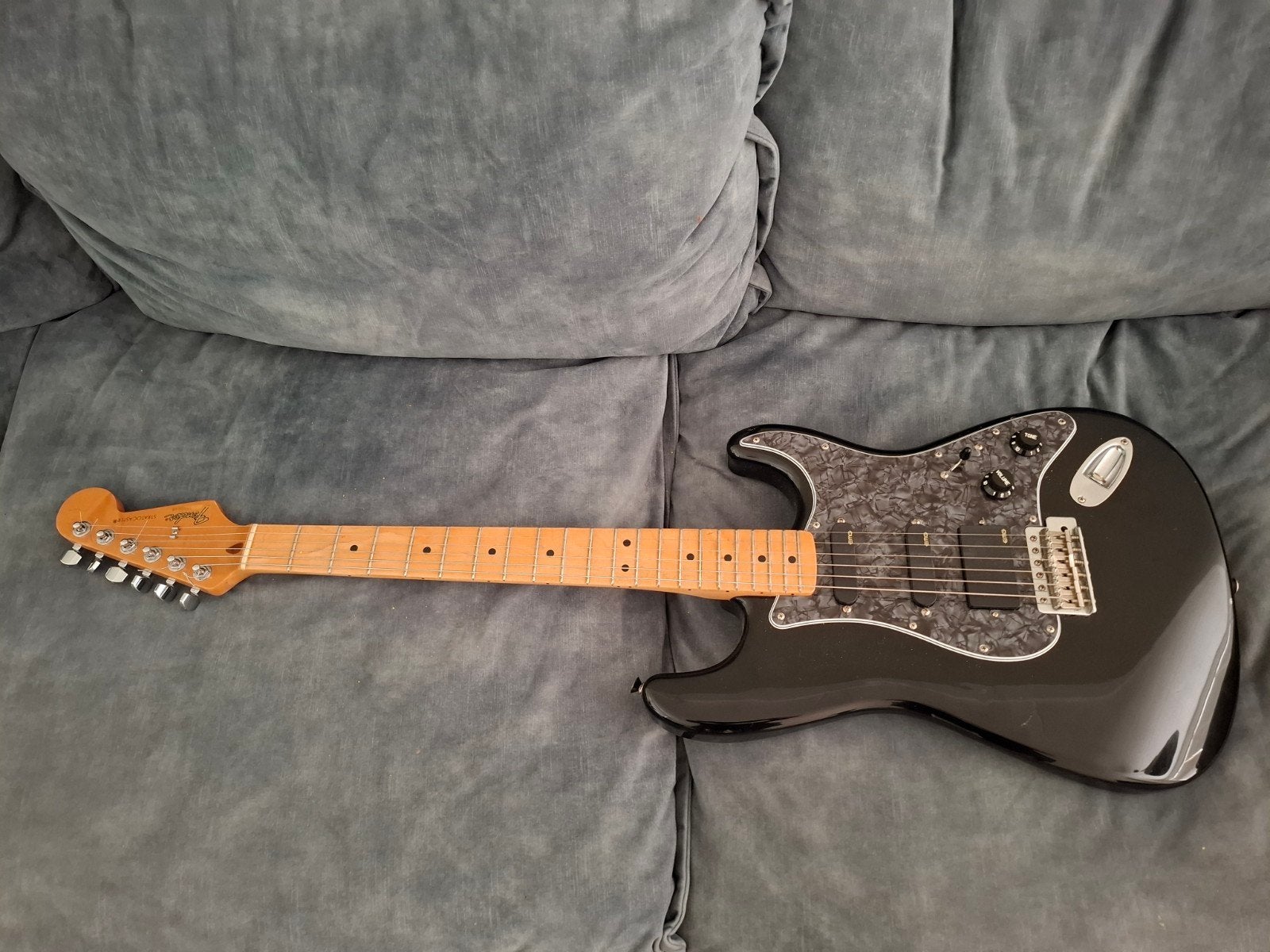 Fender Stratocaster met upgrades (evt. ruil), Ophalen of Verzenden, Gebruikt, Solid body, Fender