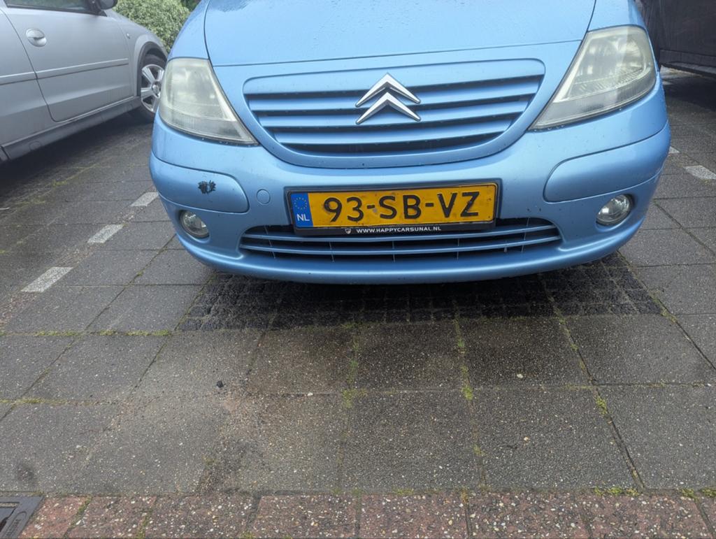 Citroën C3 1.4 I 2005 Blauw, Auto's, Voorwielaandrijving, Stof, Blauw, Origineel Nederlands