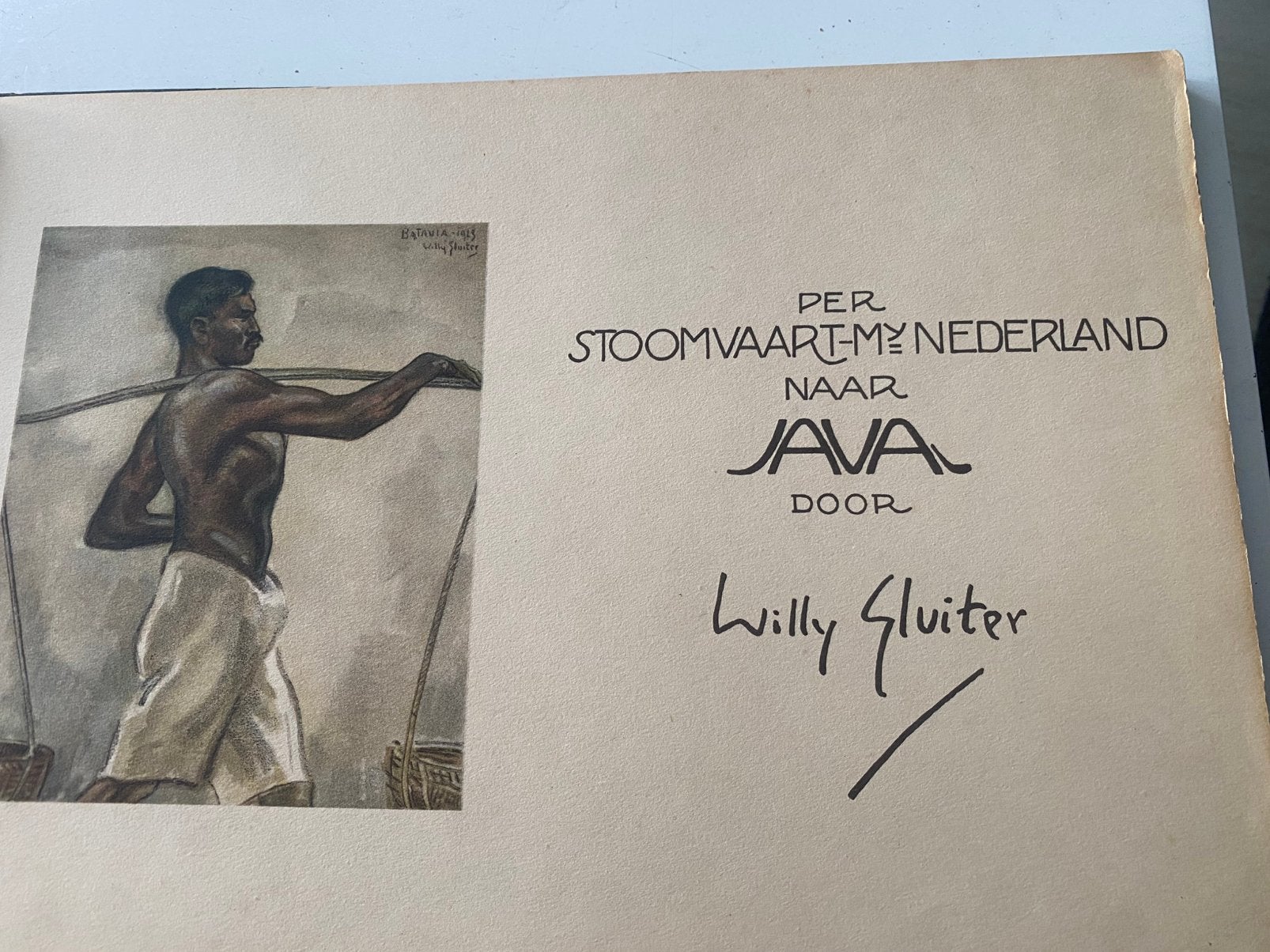 No djokja Per Stoomvaart Nederland naar Java Willy Sluiter, Verzenden