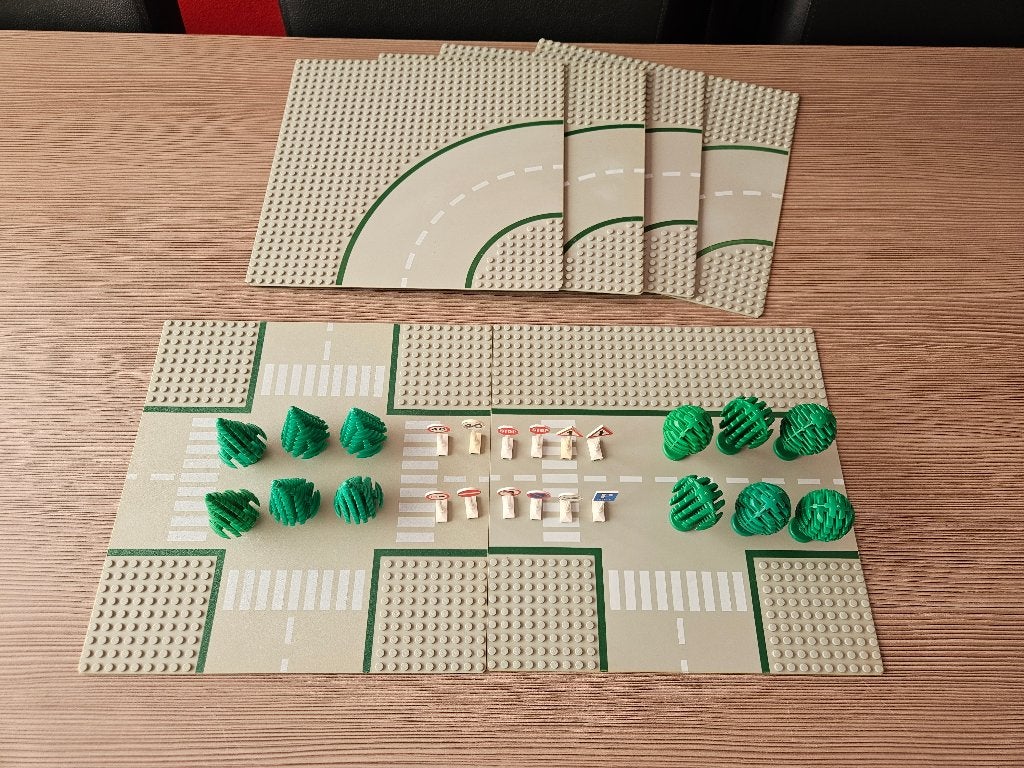 Lego set 1060 - Road Plates and Signs, Gebruikt, Overige thema's, Lego, Overige typen