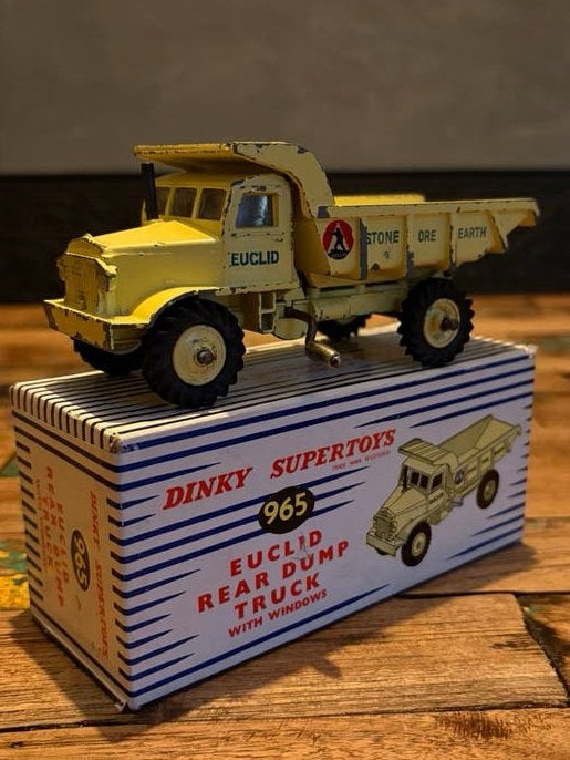 Dinky Supertoys 965 Euclid Rear Dump Truck originele doos, Hobby en Vrije tijd, Modelauto's | 1:43, Ophalen of Verzenden, Zo goed als nieuw