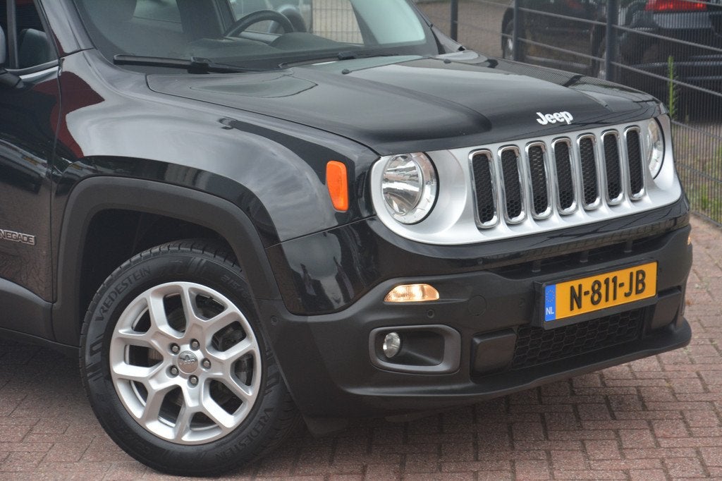 Jeep Renegade 1.4 MultiAir Night Eagle | Navigatie | Clima |, Auto's, Jeep, Stof, Gebruikt, Euro 6, 4 cilinders