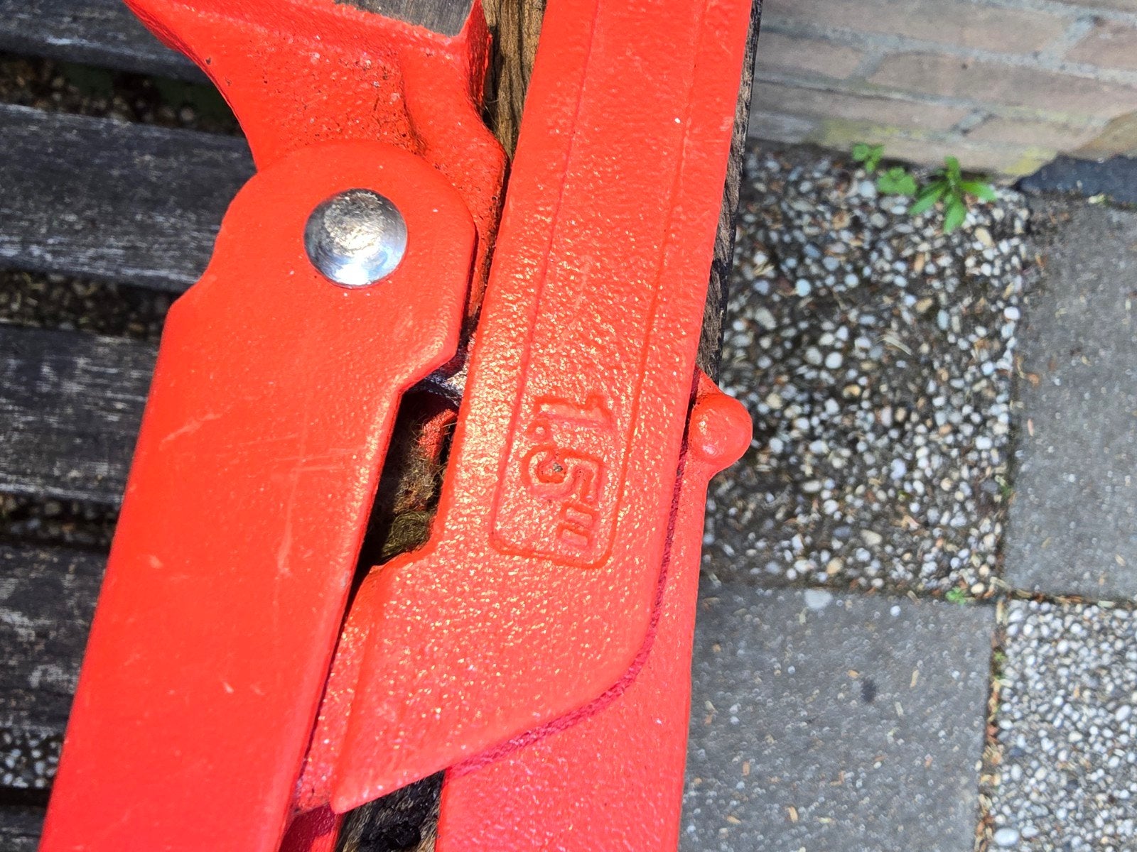 Zweedse pijptang met 90 gebogen bek, 310-560mm, Ophalen of Verzenden