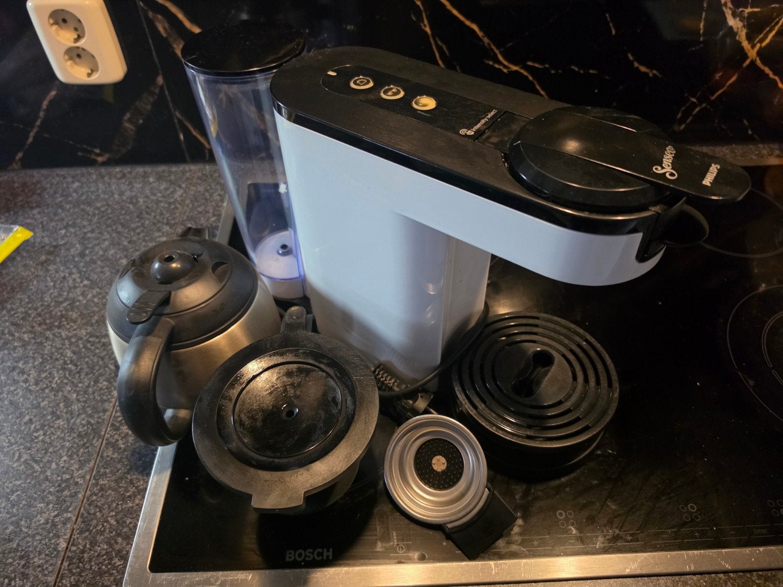 Philips Senseo Koffiezetapparaat met Intensiteitsselectie, Witgoed en Apparatuur, Ophalen, Gebruikt, Koffiemachine, 2 tot 4 kopjes