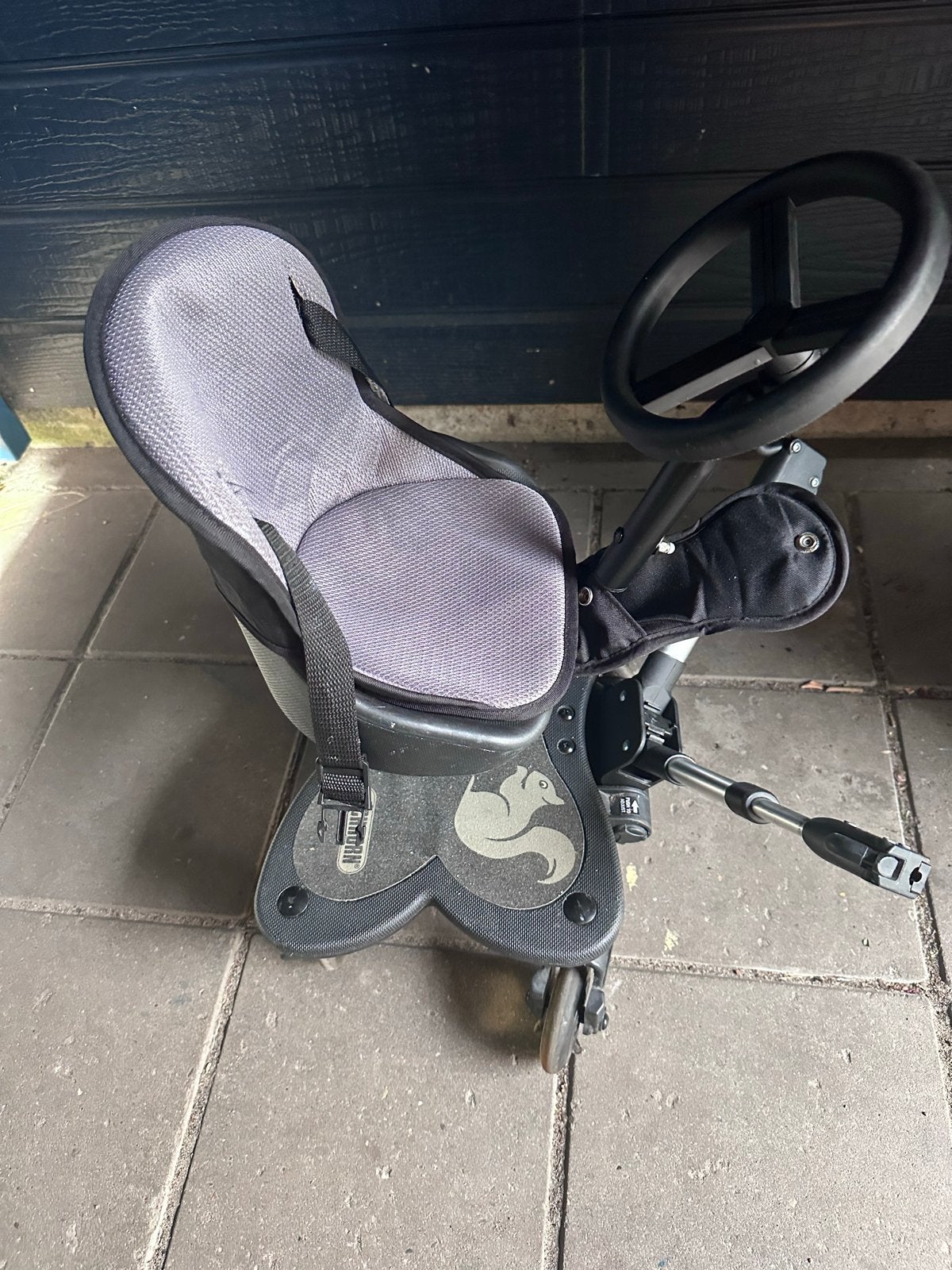 Meerijdplankje met zitje en stuur - Eichhorn C rider, Ophalen of Verzenden, Zo goed als nieuw, Kinderwagen, Overige merken
