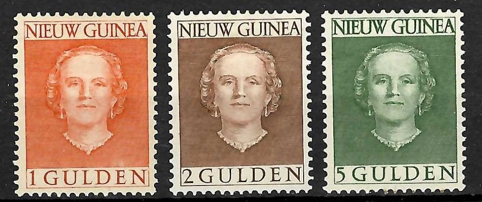Nederlands Nieuw-Guinea nvph 19-21 ongebruikt 2e keus, Verzenden, Postfris, Nieuw-Guinea