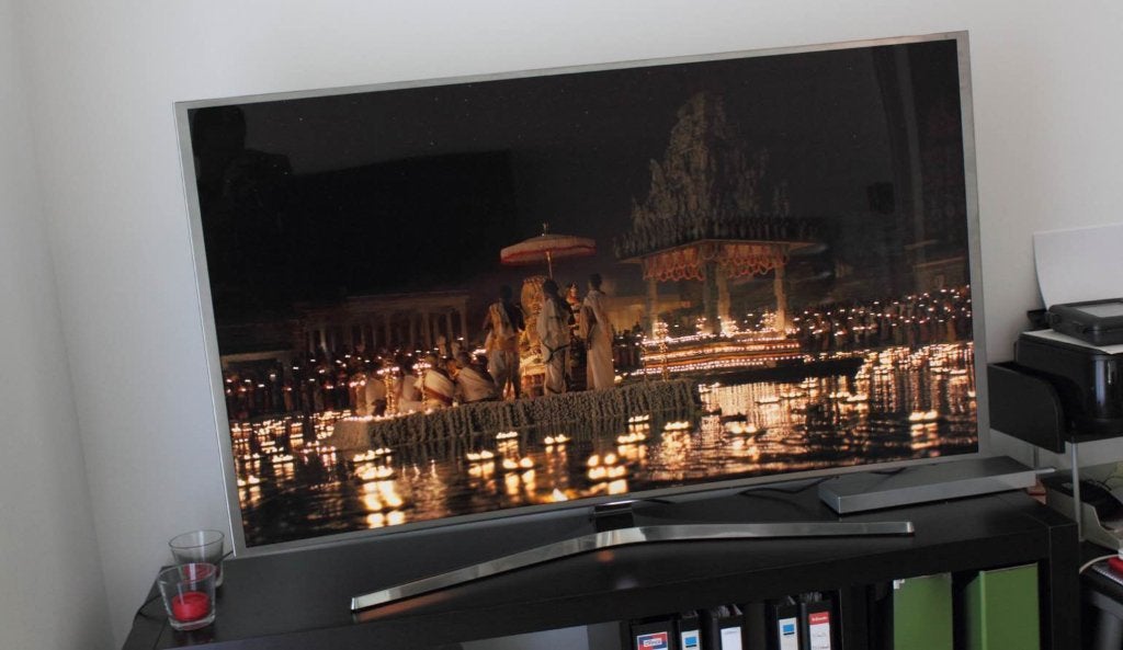 Samsung 55 inch Smart TV 100HZ 4K Ultra HD Curved ZGAN!, Audio, Tv en Foto, Televisies, Ophalen, LCD, 120 Hz, Zo goed als nieuw
