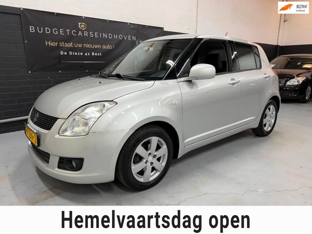 Suzuki Swift 1.3 Shogun Nap/Airco/5Drs/APK 05-2027!, Voorwielaandrijving, Stof, Zwart, 400 kg
