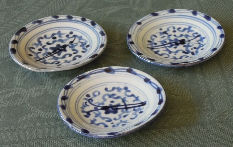 Nr TT33: 3 Oosterse borrelbakjes, Antiek en Kunst, Curiosa en Brocante, Ophalen of Verzenden