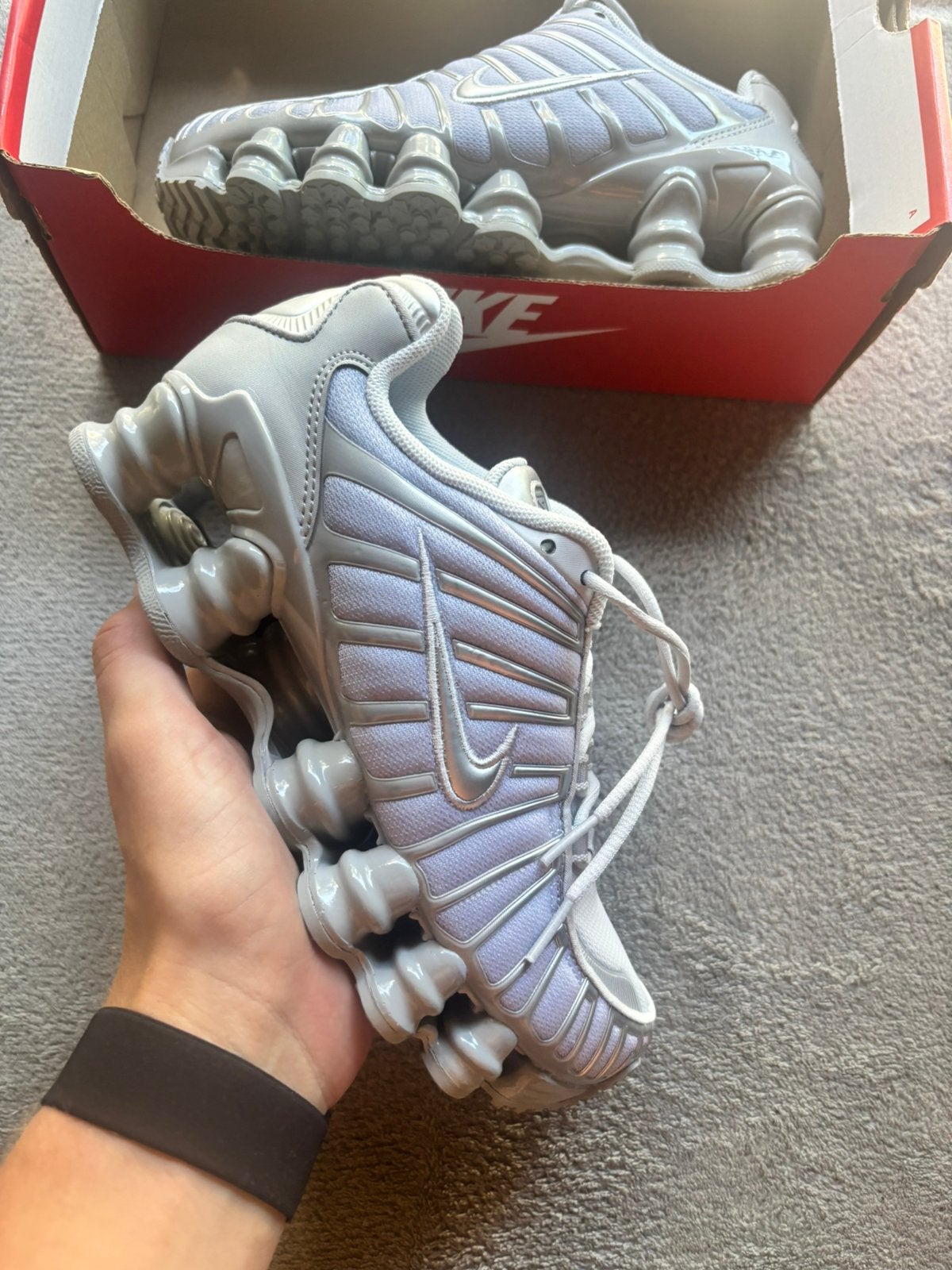 Nike shox TL pure platinum silver - maat 36,5 - nieuw, J, Nieuw, Ophalen of Verzenden, Sneakers of Gympen