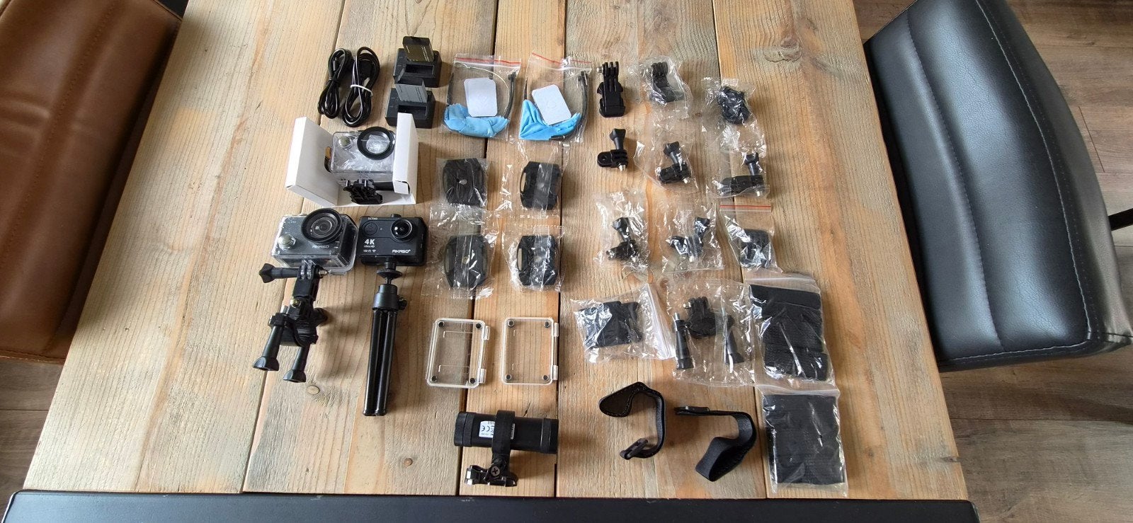 2 x Akaso action camera's en 1 x sony sensor camera, Ophalen of Verzenden, Gebruikt, Overige merken