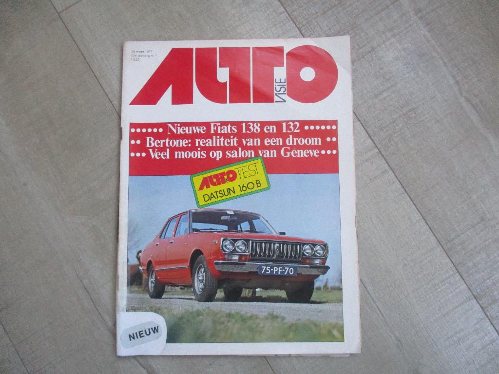 Autovisies 1977 --- 4 Stuks  --- SALE !!, Ophalen of Verzenden, Zo goed als nieuw, Algemeen