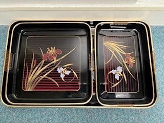 Set dienbladen (3-delig) - niet gebruikt, Ophalen, Zo goed als nieuw, Rechthoekig, Kunststof