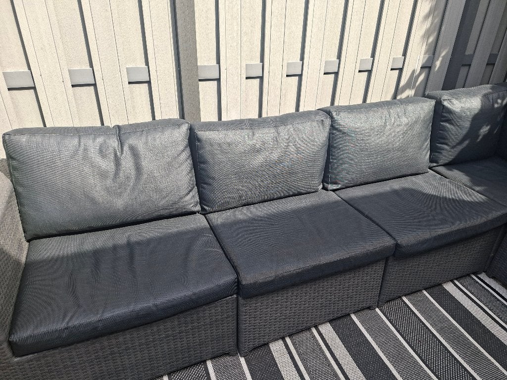 tuinbank, Tuin en Terras, Ophalen, Gebruikt, Wicker
