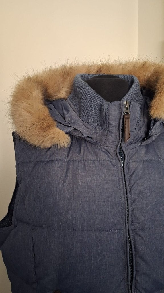 Koopje! Nieuw! Opus bodywarmer maat 44  jeans/staalblauw, Kleding | Dames, Blauw, Maat 42/44 (L), Nieuw, Ophalen of Verzenden