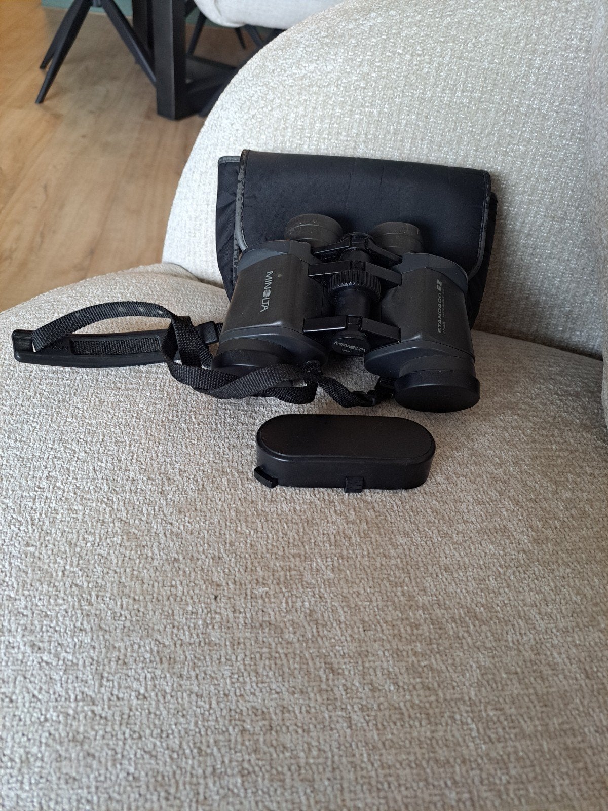 Minolta Standard EZ Verrekijker met hoes, Audio, Tv en Foto, Optische apparatuur | Verrekijkers, Gebruikt, 8 tot 12x, Met hoes of tas