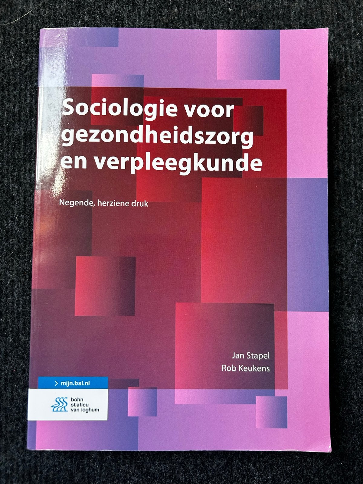 Sociologie voor gezondheidszorg en verpleegkunde, Ophalen of Verzenden, Gamma, Zo goed als nieuw, HBO