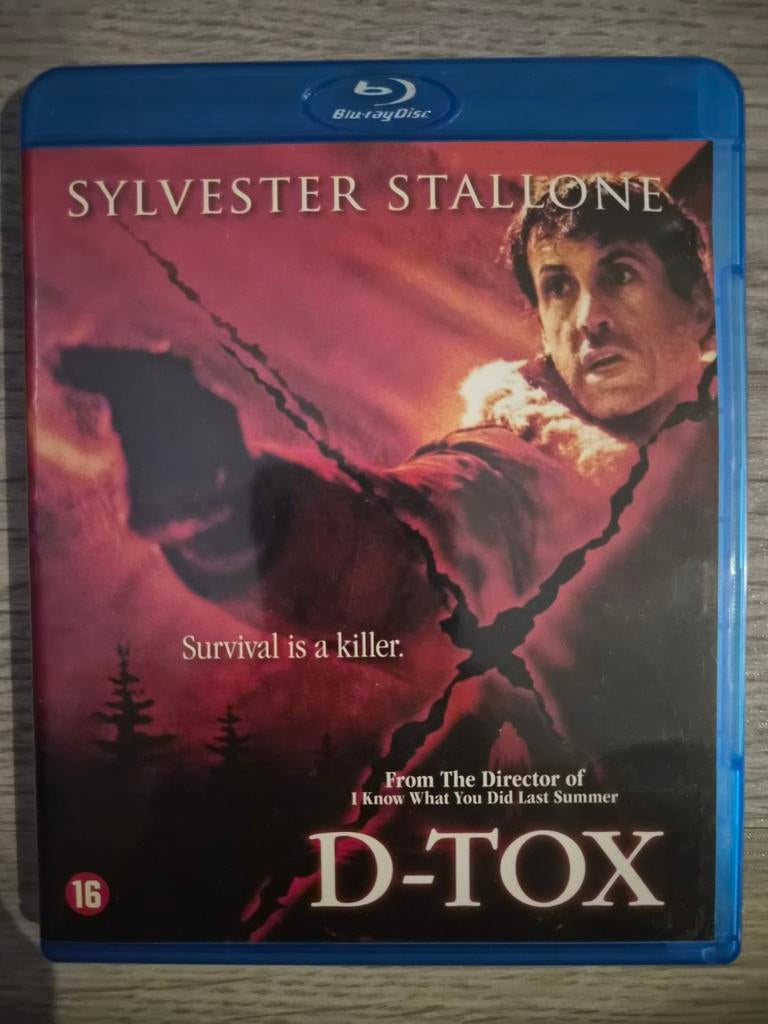 D-Tox (Blu-ray) met Sylvester Stallone, Cd's en Dvd's, Blu-ray, Gebruikt, Thrillers en Misdaad, Ophalen of Verzenden