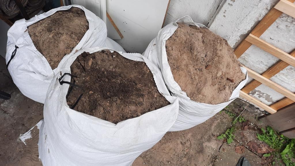 10x 90 liter zakken zand, Tuin en Terras, Ophalen, Ophoogzand