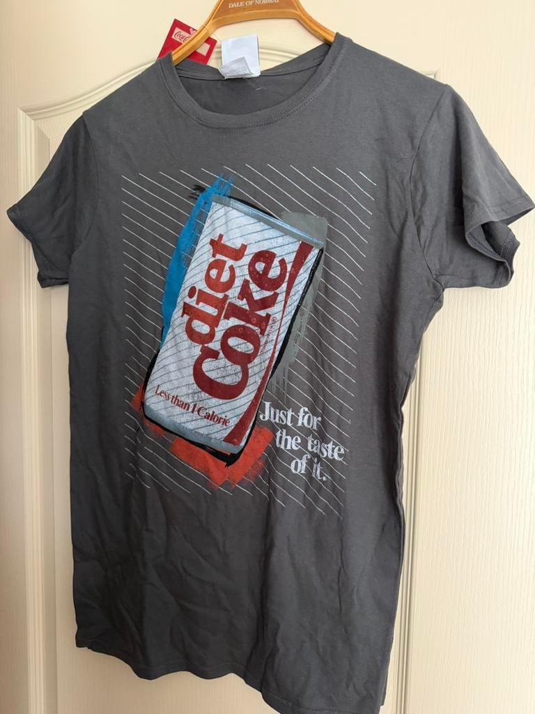 Diet Coca Cola Truffle Shuffle tshirt L, Kleding | Dames, Ophalen of Verzenden, Zo goed als nieuw, Korte mouw