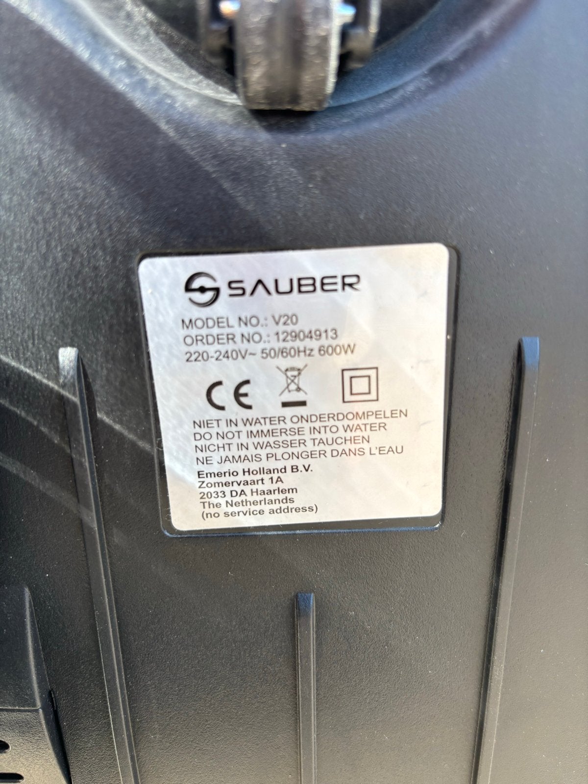 Sauber V20 Sledestofzuiger - Krachtig en Compact, Witgoed en Apparatuur, Stofzuigers, Overige merken, Gebruikt, Sledestofzuiger