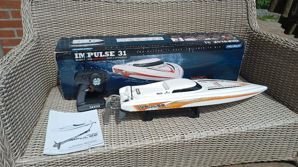 Rc boot proboat impulse 31, Ophalen, Gebruikt, Groter dan 1:32, Overige merken