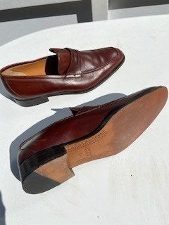 Herenschoenen, VOLTAN, leer, maat 44, als nieuw !, Bruin, Overige typen, Ophalen of Verzenden, Zo goed als nieuw
