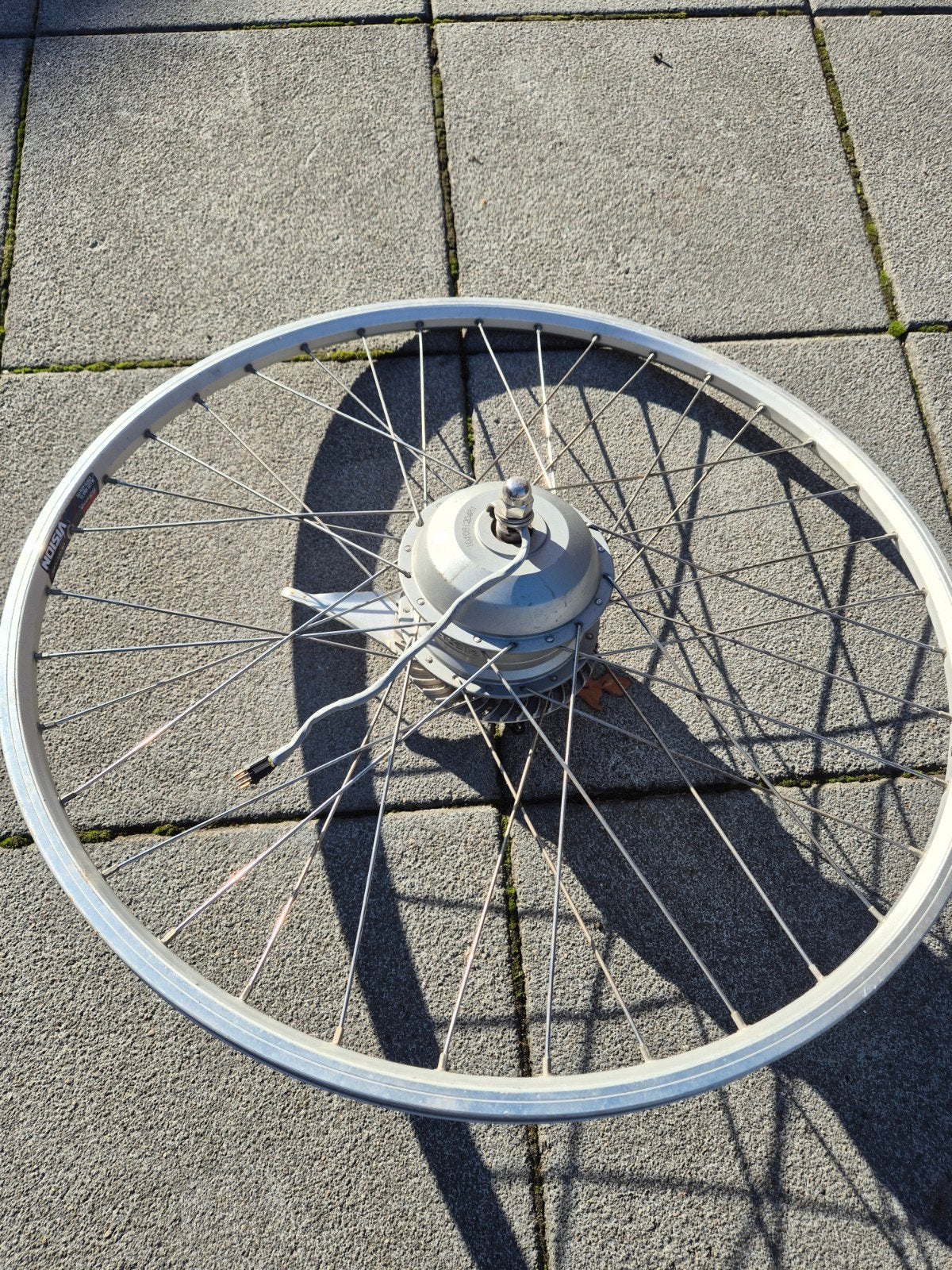 Voorwiel met motor en Rollerbrake Gazelle Orange Innergy, Fietsen en Brommers, Gebruikt, Gazelle, Ophalen, Elektrische fiets