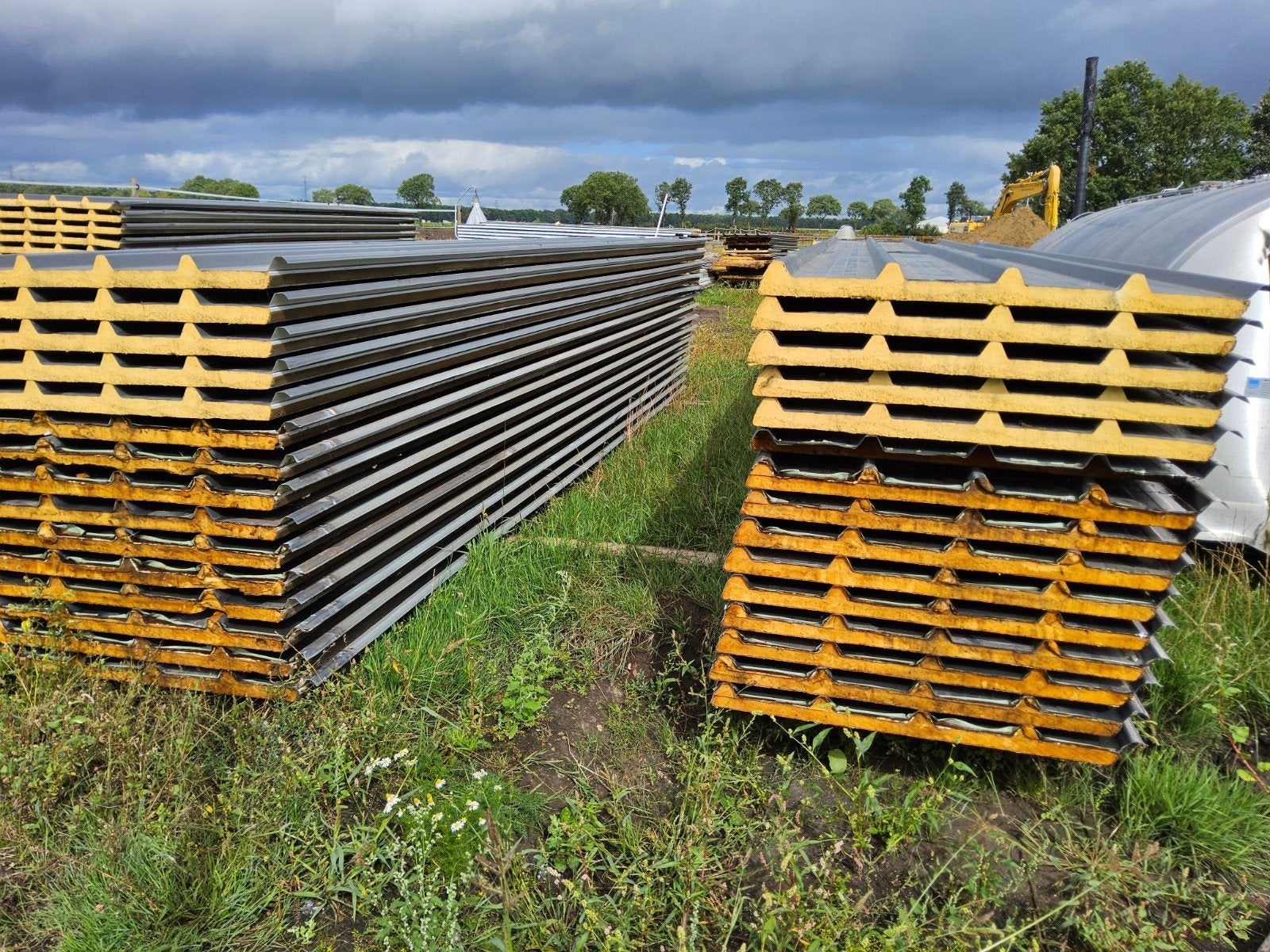 gebruikte dakplaten 5,80m, Gebruikt, 15 m² of meer, Metaal, Ophalen