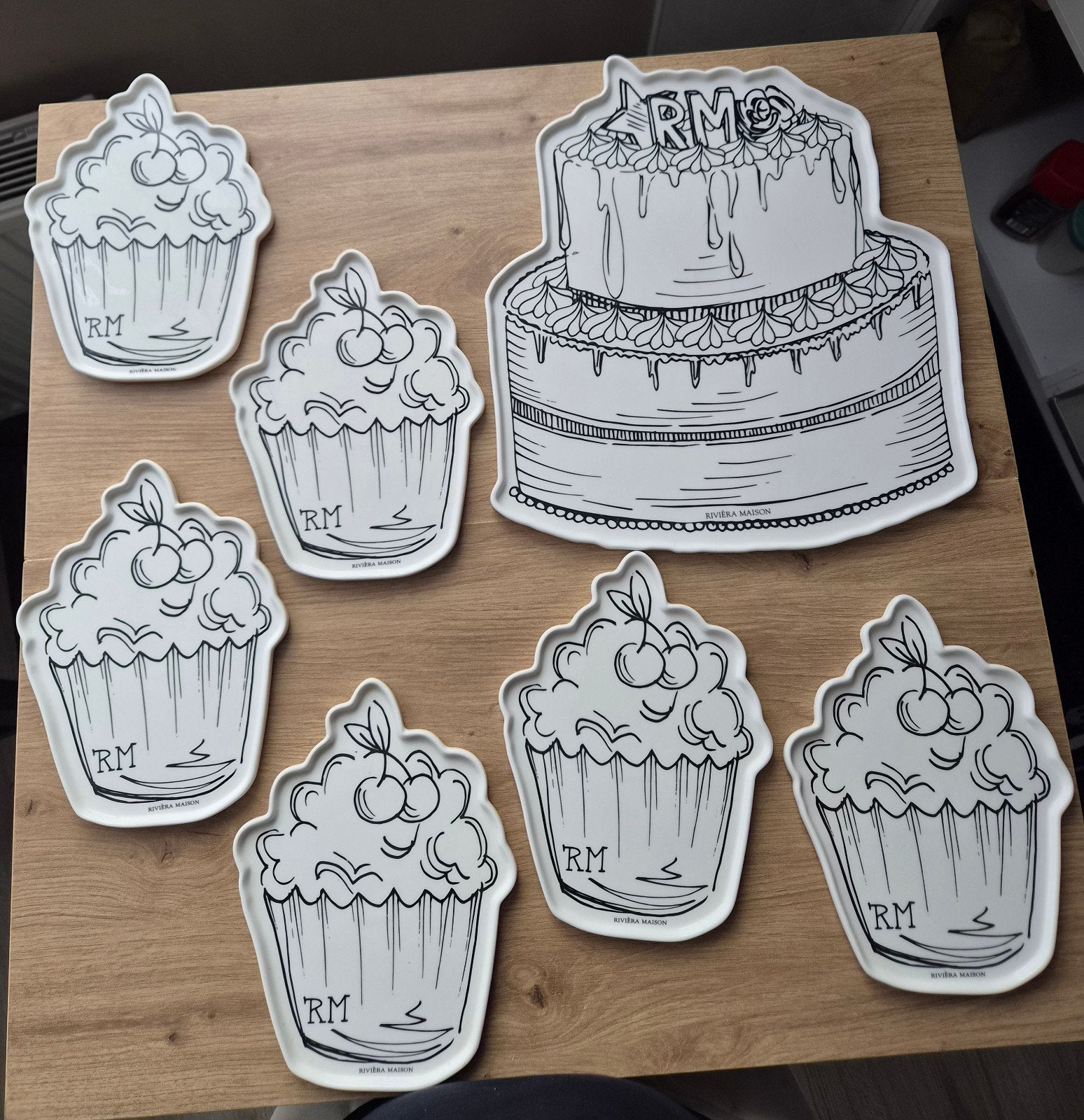 Riviera Maison taart set, Ophalen