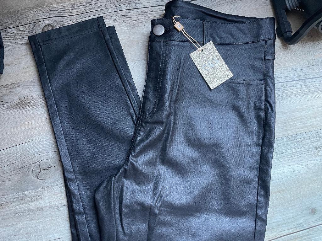 Nieuw Coated Broek maat M zwart, Maat 38/40 (M), C&S, Zwart, Nieuw