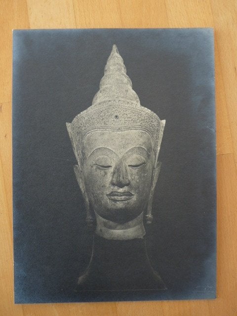 foto buddha, Giraudon Paris, Foto, Ophalen of Verzenden, Zo goed als nieuw, Voor 1940