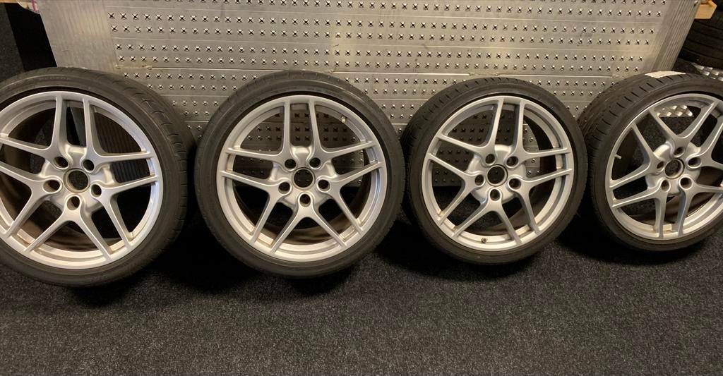 Originele Porsche Turbo S Wielen met Banden, Gebruikt, Banden en Velgen, 305 mm, Personenwagen