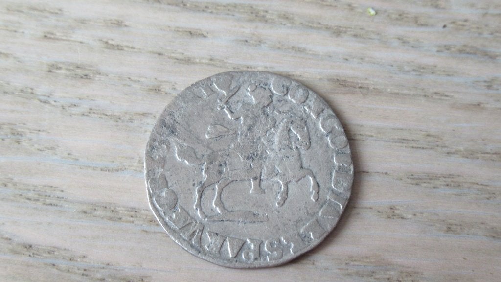 Zilveren rijderschelling of 6 stuivers1686 Nijmegen / vondst, Postzegels en Munten, Munten | Nederland, Vóór koninkrijk, Zilver