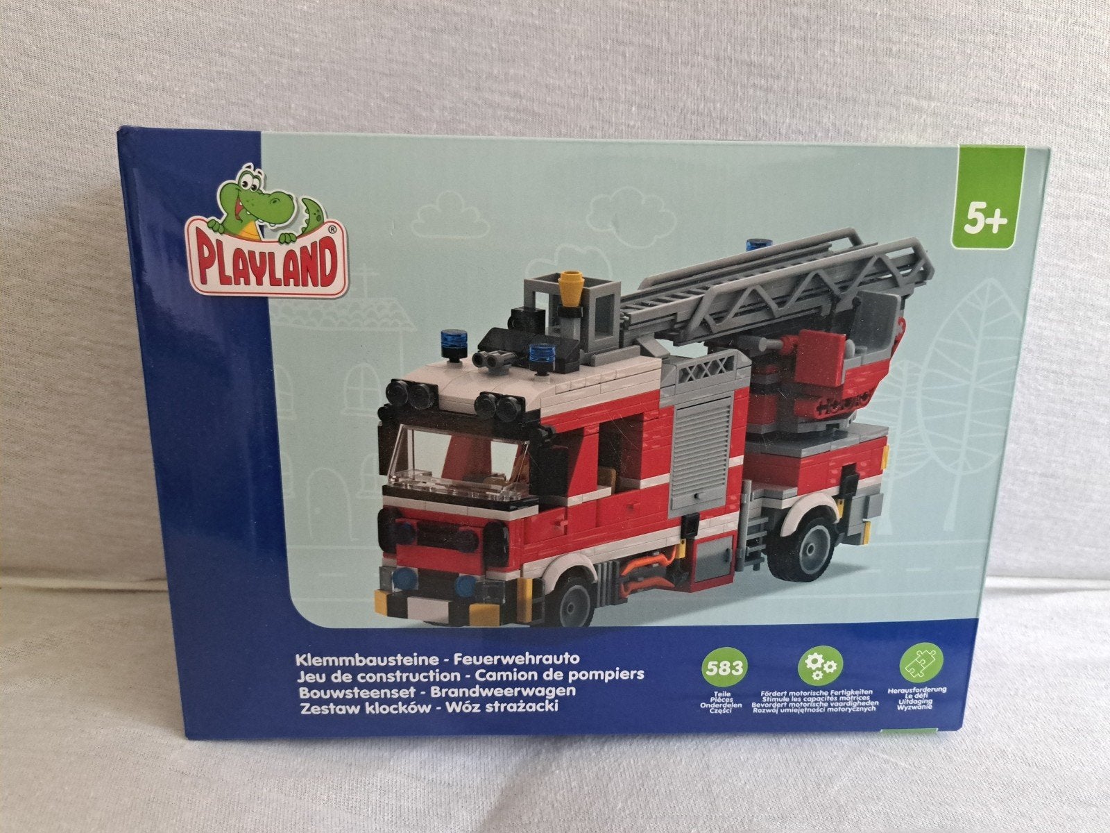 Playland Brandweerwagen, Ophalen of Verzenden, Zo goed als nieuw, Inclusief accessoires, Complete set