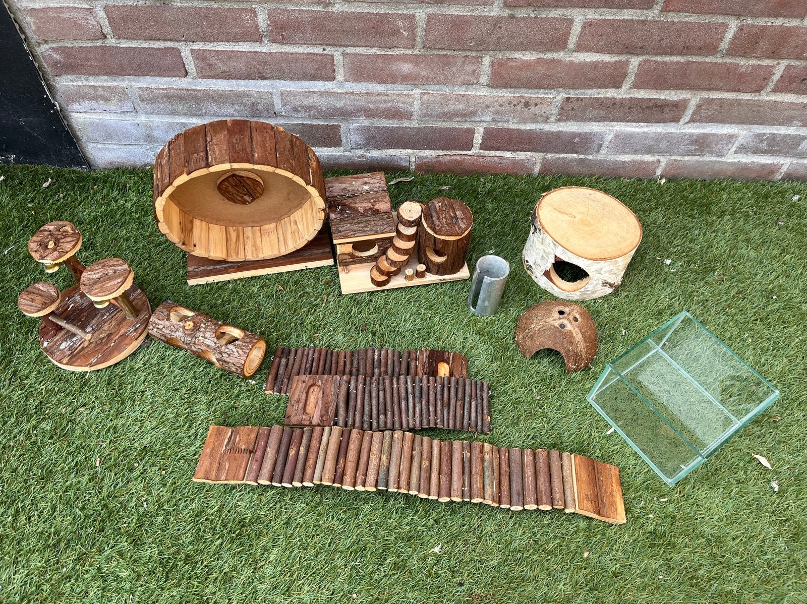 Hamsterscaping attributen voor hamsterkooi, Ophalen, Zo goed als nieuw, Knaagmateriaal