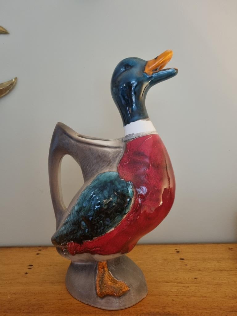 Vintage Keramiek Waterkan / karaf eend west germany, Ophalen