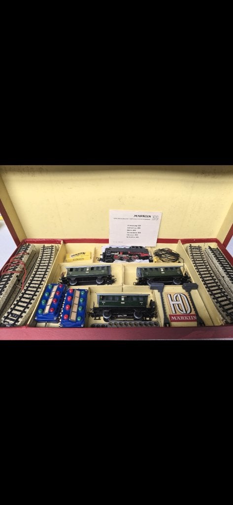 Zeer zeldzame set Marklin X set volledig authentiek ovp!, Wisselstroom, Rails, Ophalen of Verzenden, Zo goed als nieuw
