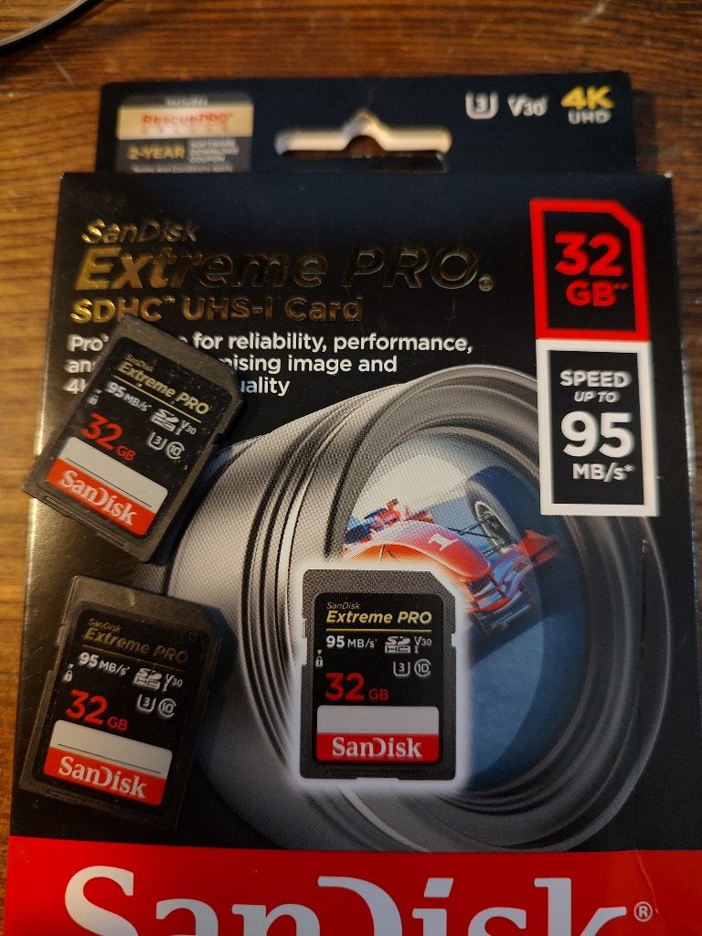 SanDisk Extreme Pro 32 GB, 32 GB, Zo goed als nieuw, Fotocamera, SDHC