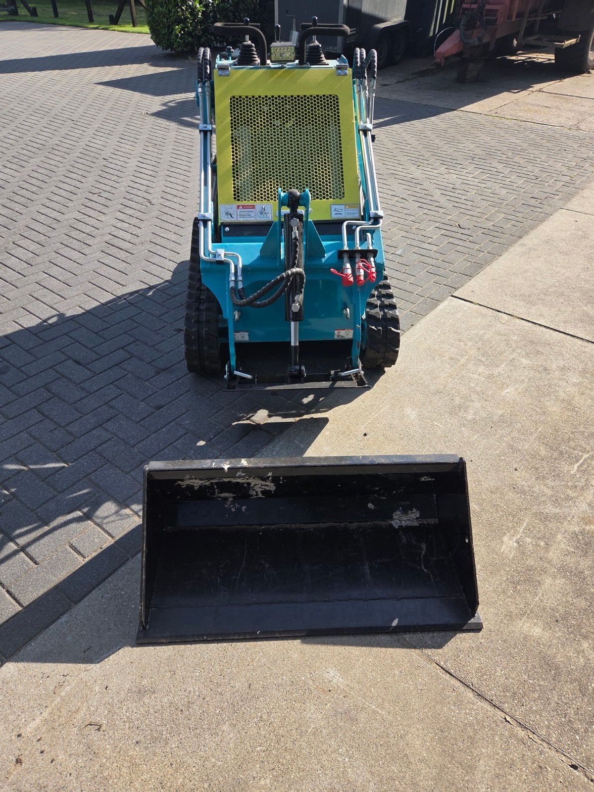 Skidster loader marge machiene, Ophalen