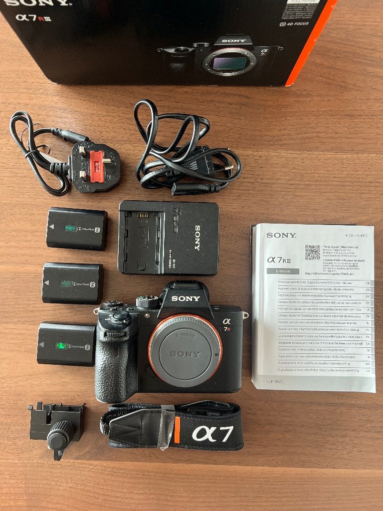 Sony A7riii, Ophalen, Gebruikt, Screenprotector, Sony
