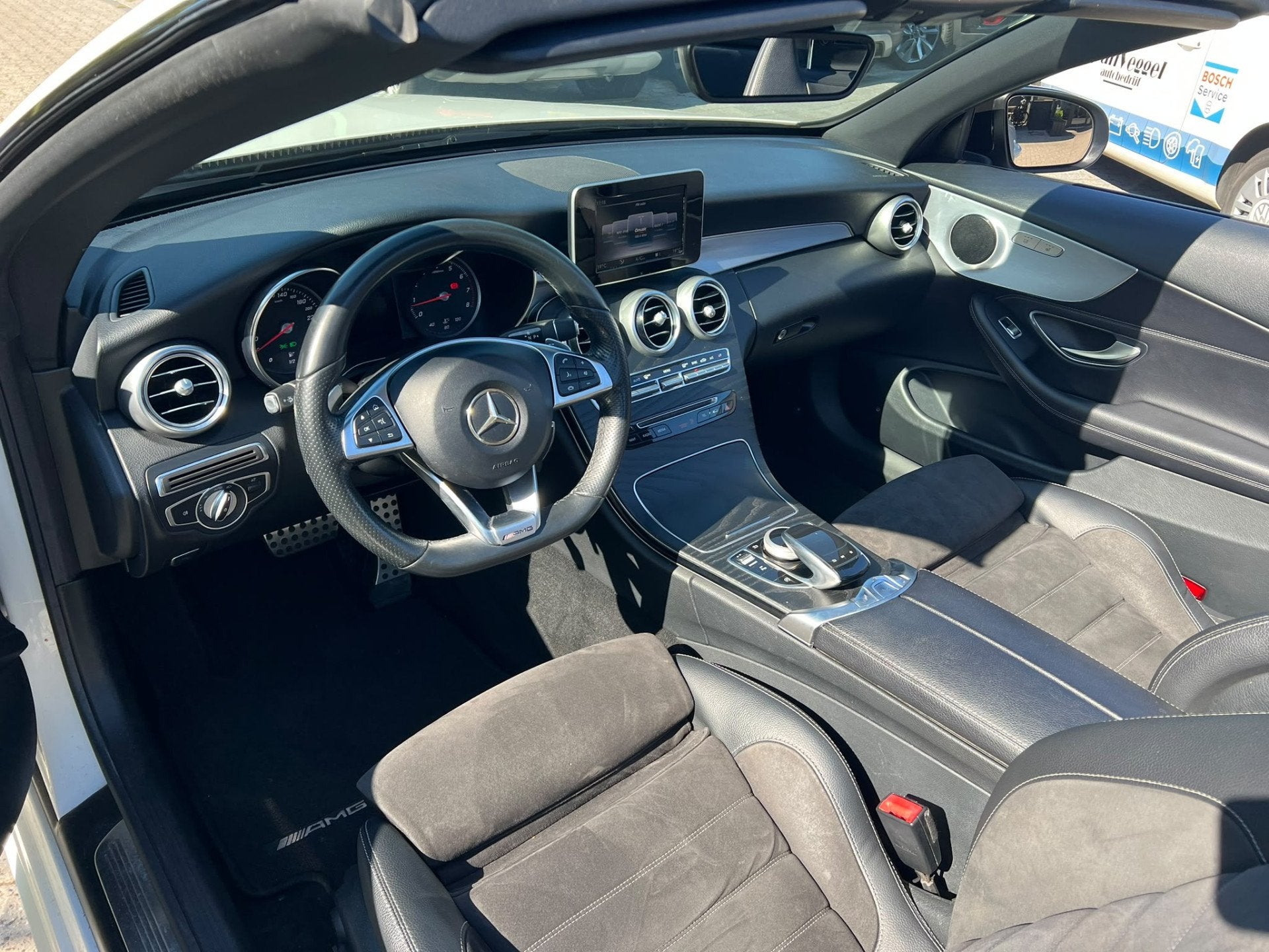 Mercedes-Benz C-Klasse Cabrio 180 AMG Pakket Premium stoelve, Auto's, Automaat, Achterwielaandrijving, Cabriolet, 4 stoelen